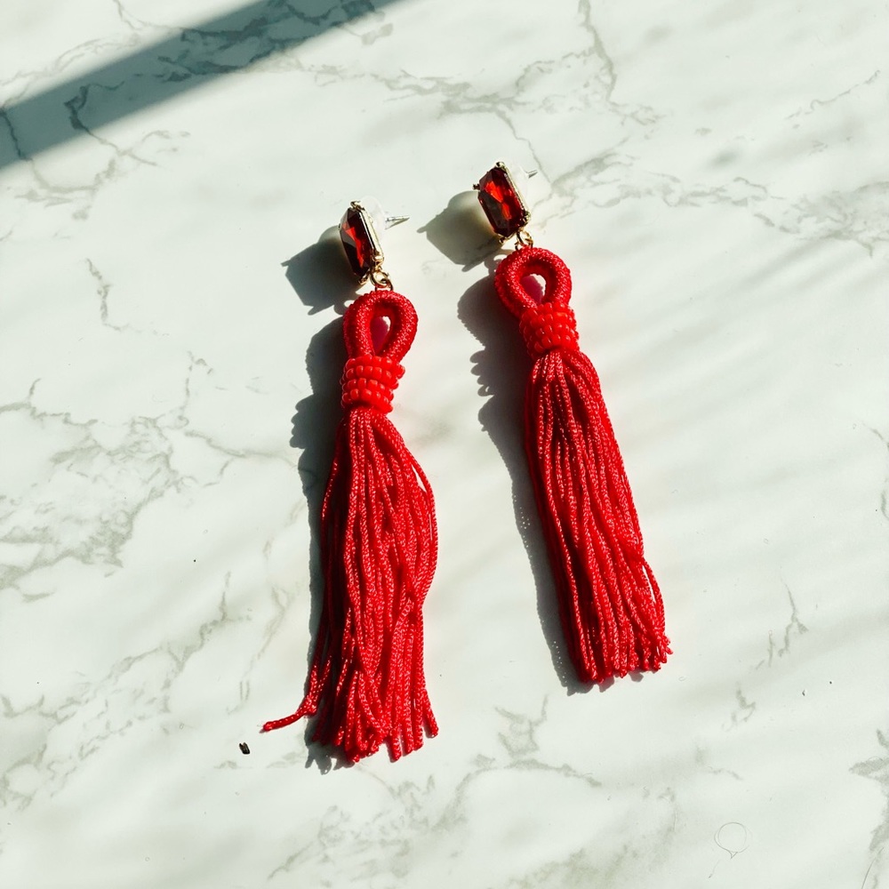Red Fashion Earrings